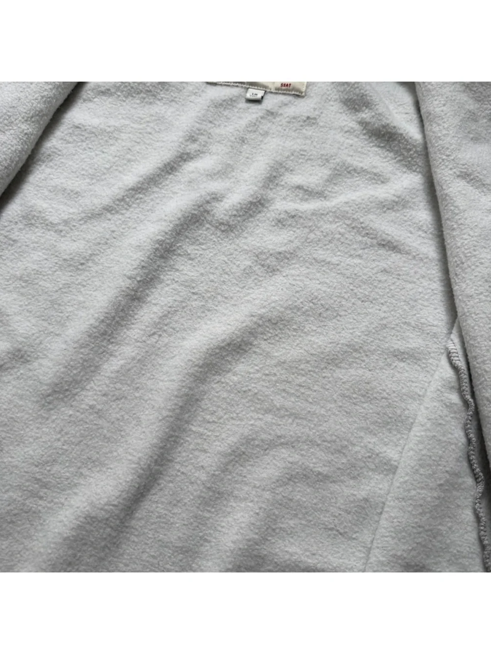 True Religion Buddha Logo Full Zip Up Hoodie Size Large Heather Gray Navy